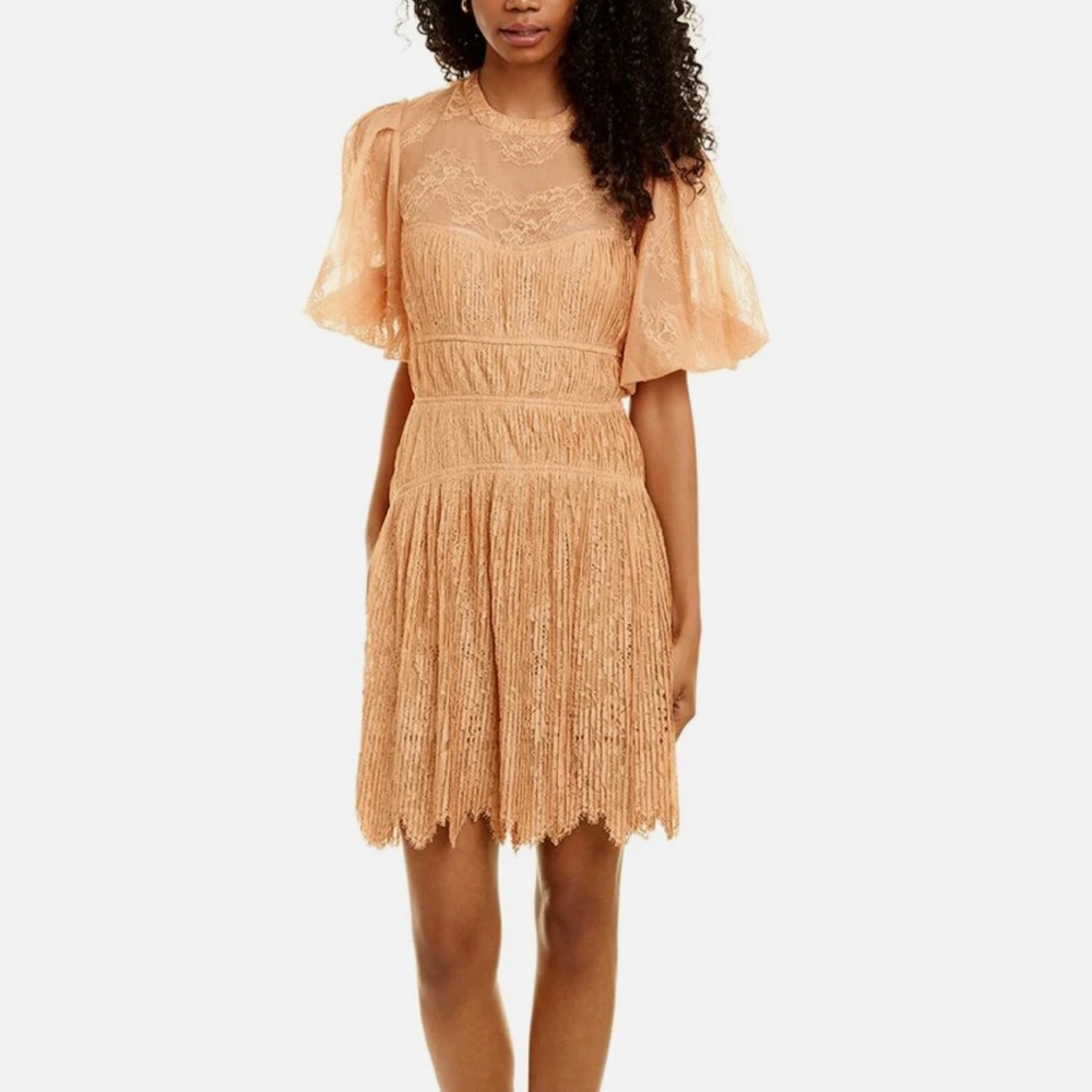 Jonathan Simkhai Bristol Mini Dress Bristol Mini Dress In Butterscotch